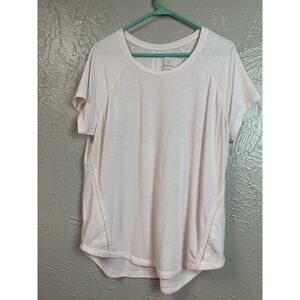 Tangerine Womens Short Sleeve Round Neck Active T-Shirt Pink Size XL‎